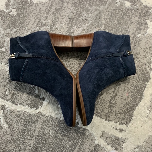 Jack Rogers Navy Blue Suede Booties size 9.5 - Picture 8 of 16